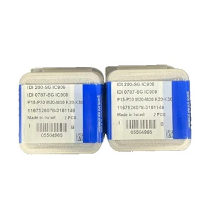4 pcs of ISCAR CHAM Drill inserts: IDI 200-SG 0787-SG IC908 - Picture 1 of 2