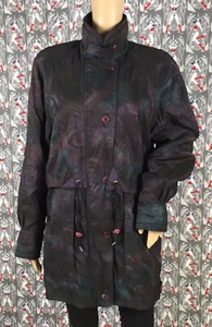 Forecaster of Boston Women's Purple Print Coat Ski Jacket size XS PreOwned - Picture 1 of 7