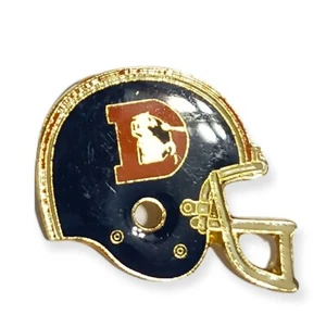 Denver Broncos Pin Enamel Helmet Pin Lapel Hat Tie Dated 1984 Number 10 Vtg NFL - Picture 1 of 4