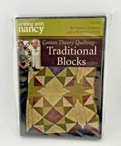 Sewing With Nancy DVD Traditional Blocks Cotton Theory Quilting SN2121D New - Picture 1 of 7