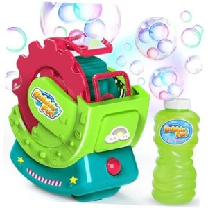 Bubble Machine for Toddlers Kids, Bubble Blower with 8oz Bubble Solution, Green - Picture 1 of 7
