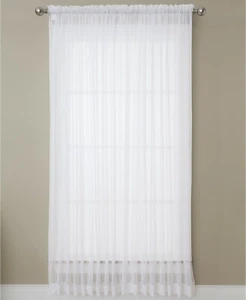 Miller Curtains Solunar Crushed Voile 54" X 84" Insulating Sheer Curtain Panel - Picture 1 of 1
