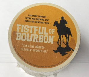 Fistful of Bourbon Double Sided Coasters Bar Supply 125 Ct Sleeve - Picture 1 of 4