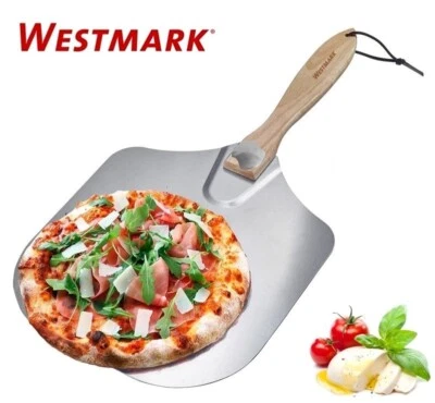 PALA PER PIZZA IN ALLUMINIO CON MANICO IN LEGNO PIEGHEVOLE "WESTMARK" - Immagine 1 di 4