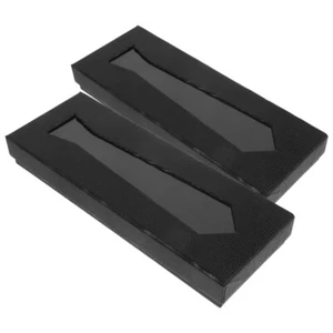 2pcs Travel Tie Boxes Men Tie Gift Boxes Business Ties Boxes Gift Packaging - Picture 1 of 12