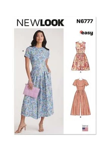 New Look Sewing Pattern N6777 Misses’ Dress and Jumpsuit - Picture 1 of 6