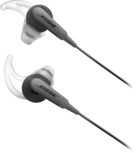 Bose SoundSport 3.5mm Wired Jack Earbud Headphones Charcoal-Black Earphones - Picture 1 of 9