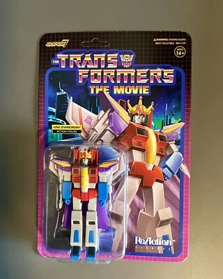 Transformers The Movie King Starscream ReAction Figure Fighter Jet Collectible - Image 1 of 2
