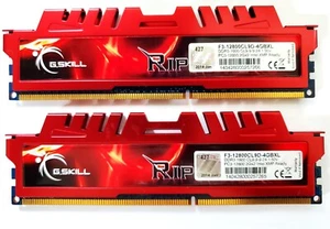 2x G.SKILL Ripjaws X Series 4GB (2 x 2GB) DDR3 1600 (PC3 12800) Desktop Memory - Picture 1 of 5