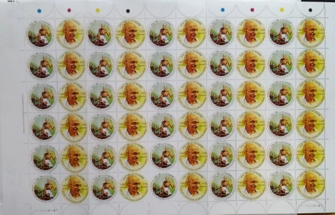 Bangladesh 150th Birth Anniversary Mahatma Gandhi Stamps Full Sheet 2019-ZZIAA Cover