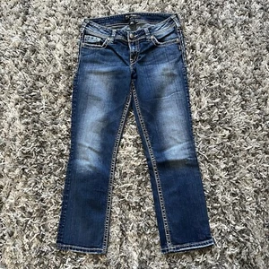 Silver Suki Size 29 Capri - Picture 1 of 2