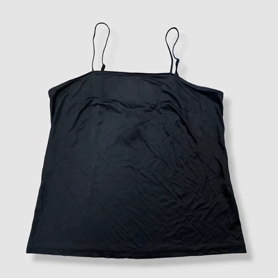 $220 Akris Punto Women's Black Solid Sleeveless Tank Top Size 14 - Image 1 of 3