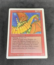 MTG Revised Edition -Shivan Dragon-Summon Dragon-LP-VGC-RARE Magic The Gathering