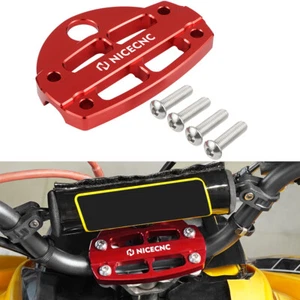 NICECNC Handlebar Clamp Mount W/ Key Guard For Yamaha Raptor 700 700R 2006-2023 - Picture 1 of 5