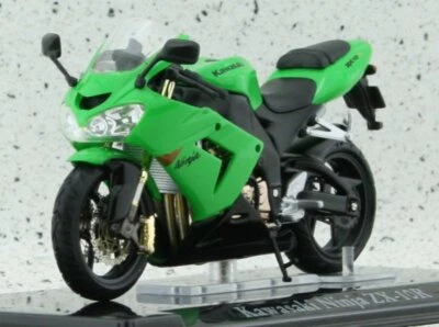 KAWASAKI Ninja ZX-10R - green / black - Atlas 1:24 - Immagine 1 di 4