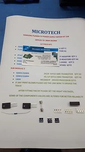 SAMSUNG PSPF531801A PSPF411701A BN44-00161A BN44-00162A KIT RIPARAZIONE QX801/QX802 - Foto 1 di 1