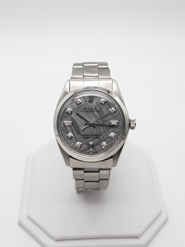 Orologio Uomo ROLEX OYSTERDATE 34mm AUTOMATICO Meteorite Diamond $14.000 RICONDIZIONATO