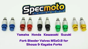 USA SHIPPED M5 FORK AIR BLEEDER KYB SHOWA KAYABA CNC RED BLUE GREEN BLACK GOLD - Picture 1 of 6