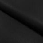 Upholstery Fabric Faux Leather Leatherette Material - PLAIN BLACK