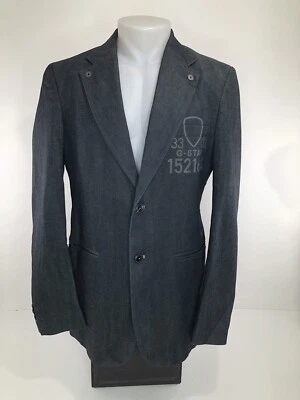 Chaqueta Blazer G-STAR RAW Denim Para Hombre L/XL (44) - COMO NUEVA Foto 1 de 4