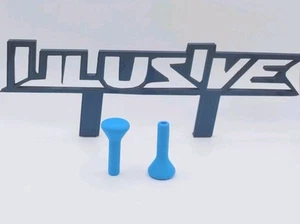 2003 2004 2005 2006 Scion xB xA Light Blue Rear Seat-Lock Knobs Pair - Picture 1 of 9