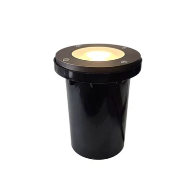 LED Low Voltage Solid brass well light- Outdoor Landscape Lighting W/MR16 Bulb - Image 1 of 4