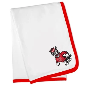 Future Tailgater NC State Wolfpack Officially Licensed 100% Cotton Baby Blanket - Picture 1 of 2