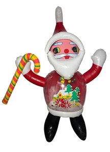 Vintage Christmas Inflatable Santa Claus Standing Decoration Proper 70’s 48 inch - Picture 1 of 13