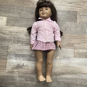 Pleasant Company American Girl 18 Zoll Puppe dunkelbraune Haare braune Augen dunkle Haut - Bild 1 von 6