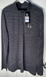 $60 NWT Under Armour UA Vanish Threadborne Seamless Half Zip Shirt 1325632-001 - Picture 1 of 11