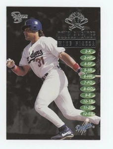 VTG 1998 SkyBox Dugout Axcess Mike Piazza #13DH Los Angeles Dodgers Z2 - Picture 1 of 2