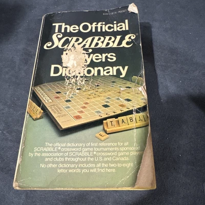 The Official Scrabble Players Dictionary Book, 1978, Paperback - Image 1 of 4