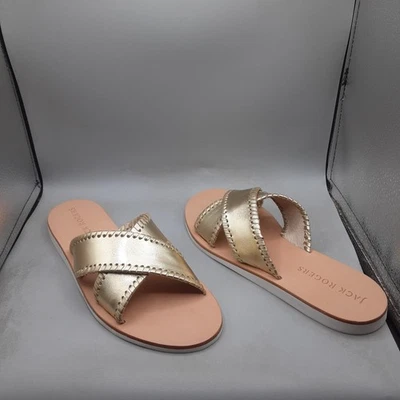 Sandalias de navegación Jack Rogers Sloane X Band para mujer 9,5 M dorado platino  Foto 1 de 4