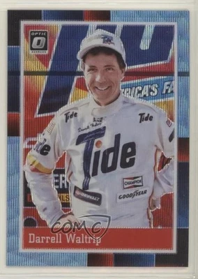 2021 Donruss NASCAR Optic Retro 1988 Carolina Blue Wave Prizm Darrell Waltrip - Image 1 of 2