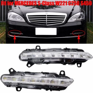 1PCS LED DRL Daytime Running Light Fog Lights For Mercedes S-Class W221 - Picture 1 of 6