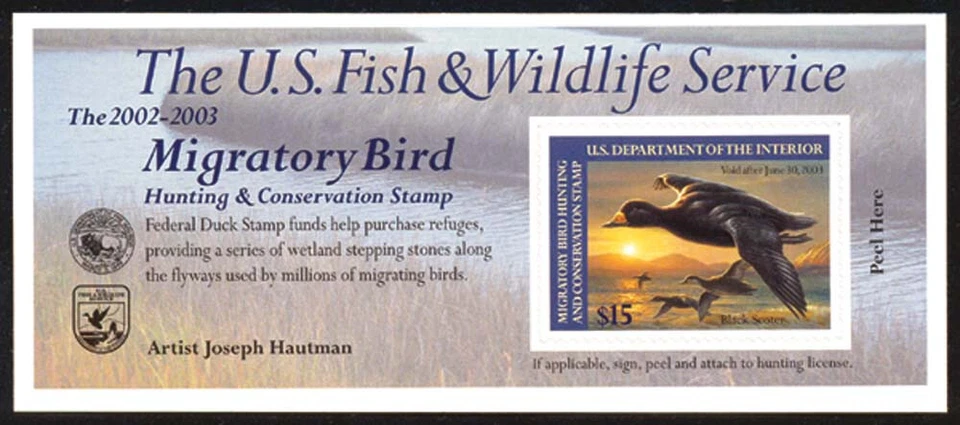 RW69A — 2002 Federal duck stamp - Image 1 of 1