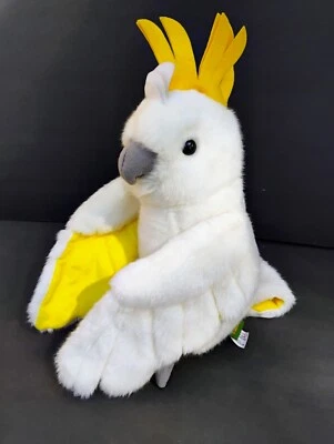  Peluche 12" Wild Republic pájaro loro cacatúa blanco 2011 Foto 1 de 4