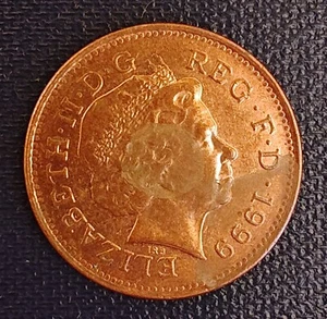 ONE PENNY 1999 UK COIN - Picture 1 of 2