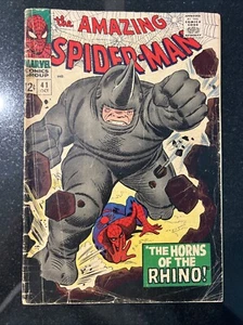 The Amazing Spider-Man #41 (Marvel 1966) GD- 1.8 - 1st Appearance of Rhino - Picture 1 of 8