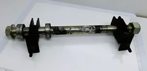 HD HARLEY DAVIDSON AMF REAR AXLE AND ADJUSTERS OEM - Picture 1 of 8