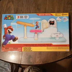 Nintendo Super Mario Cloud Playset with 2.5" Running Mario Mini-Figure New - Picture 1 of 5