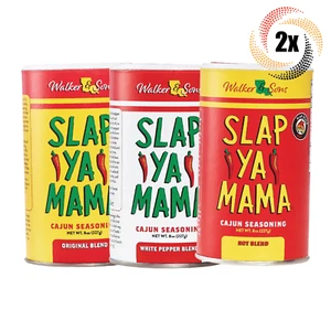 2x Shaker Walker & Sons Slap Ya Mama Variety Cajun Seasoning | 8oz | Mix & Match - Picture 1 of 2