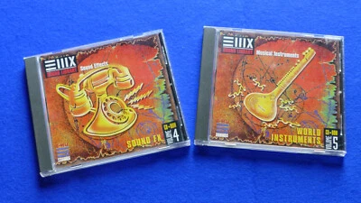 Sound Emu CD ROM Sampler EIIIX SOUND LIBRARY Vol 4+5 Sound FX & World Instrument - Bild 1 von 4