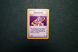 Pokemon Cards: Gym Challenge 1st Edition Rare Holo: Sabrina 20/132 - Picture 1 of 15