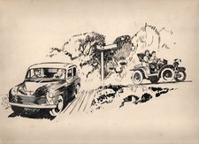 Veteran DARRACQ car circa 1904 Lane illustration  Motor Magazine 1949 Genevive?