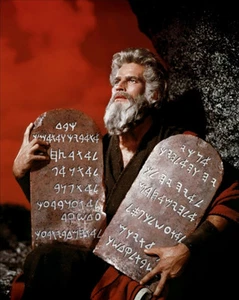 Impresión fotográfica de Charlton Heston, Los Diez Mandamientos 14 x 11" - Imagen 1 de 1