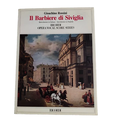 Il Barbiere di Siviglia Gioachiono Rossini Opera Vocal Score SB 2001 - Image 1 of 4