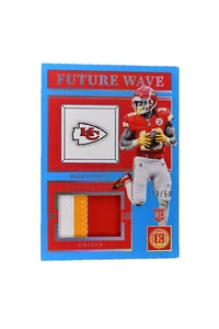 2022 Panini Encased Isiah Pacheco Rookie TRI-COLOR Patch #19/50 - Bild 1 von 2