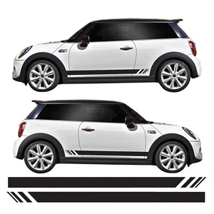 Fade Slash Side Stripe Vinyl Decal Sticker Graphics For F56 Mini Cooper S One - Picture 1 of 3