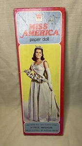 Vintage Whitman 1980 Miss America Paper Doll Kit Open Box 28 Piece - Picture 1 of 6